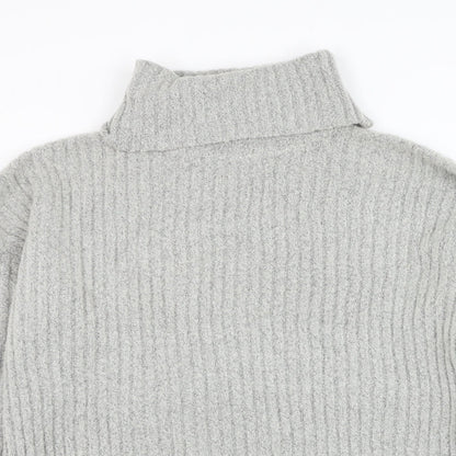 Womens UK Size M Brave Soul Grey Pullover Jumper