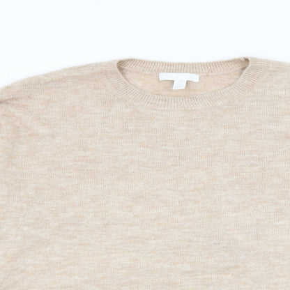Womens UK Size L H&M Beige Pullover Jumper
