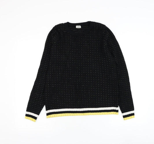 Womens UK Size L Pimkie Black Pullover Jumper