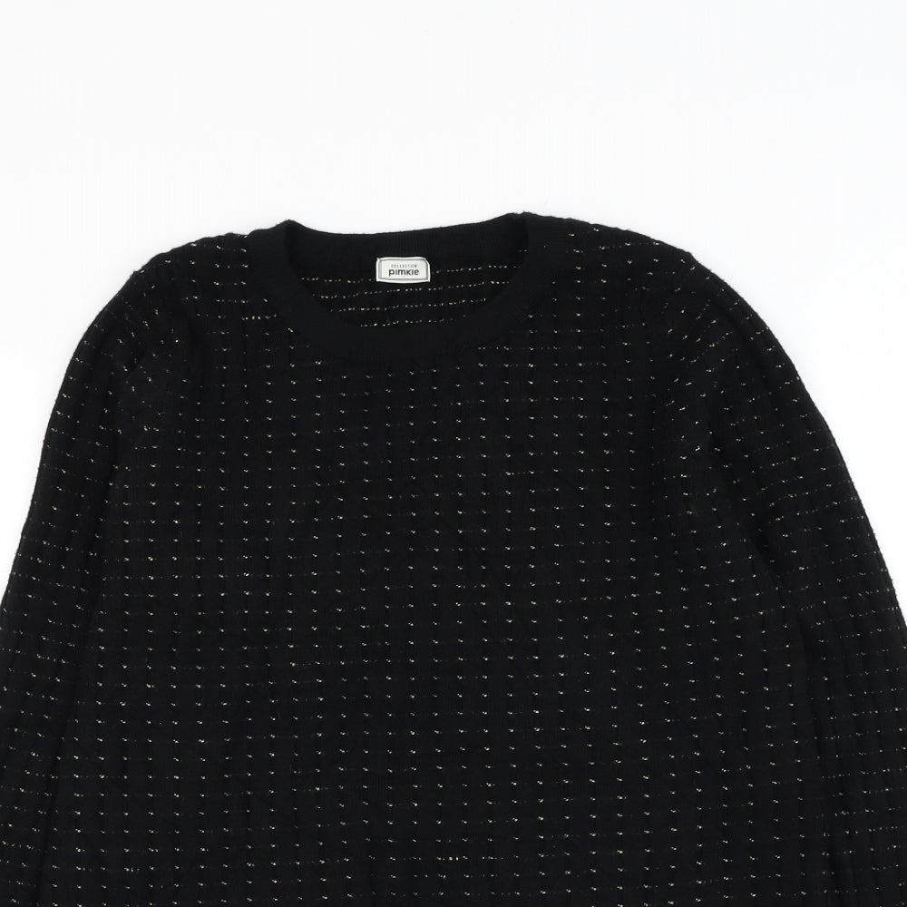 Womens UK Size L Pimkie Black Pullover Jumper