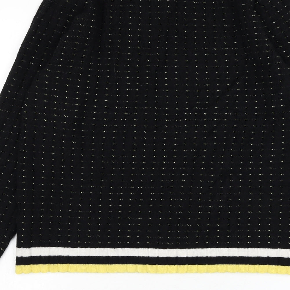 Womens UK Size L Pimkie Black Pullover Jumper