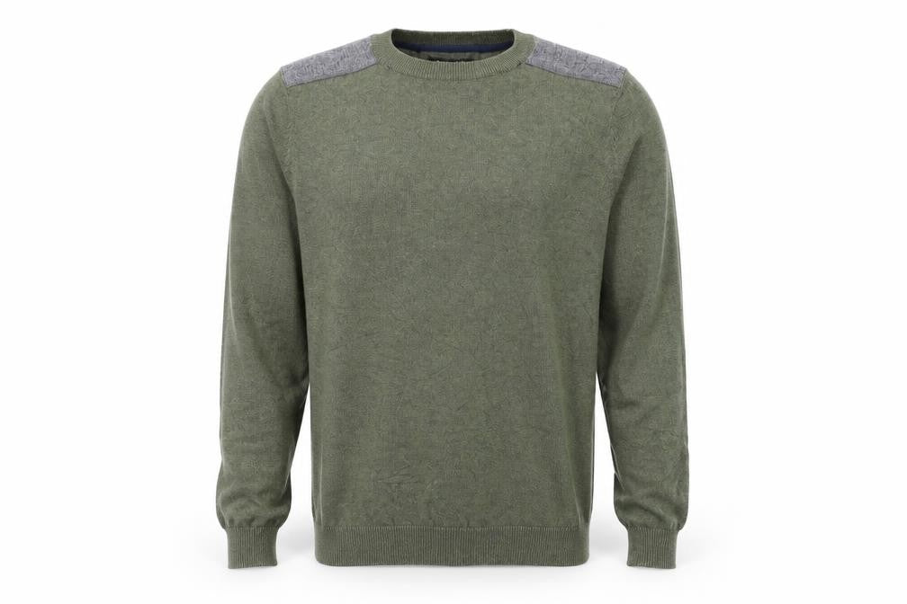 Mens UK Size M New Look Green Pullover Jumper