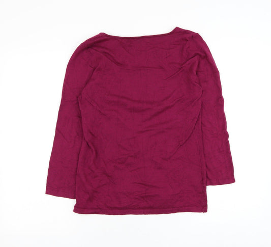 Womens UK Size 12 NEXT Purple Pullover Jumper