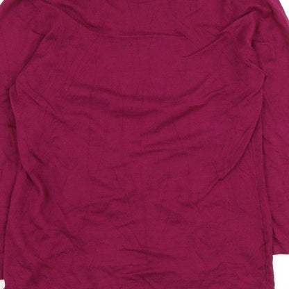 Womens UK Size 12 NEXT Purple Pullover Jumper