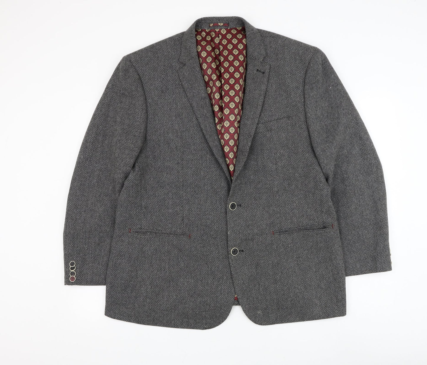 Mens UK Size 42 Matalan Regular Grey Suit Jacket