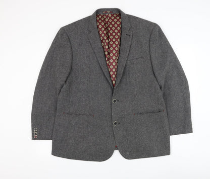 Mens UK Size 42 Matalan Regular Grey Suit Jacket