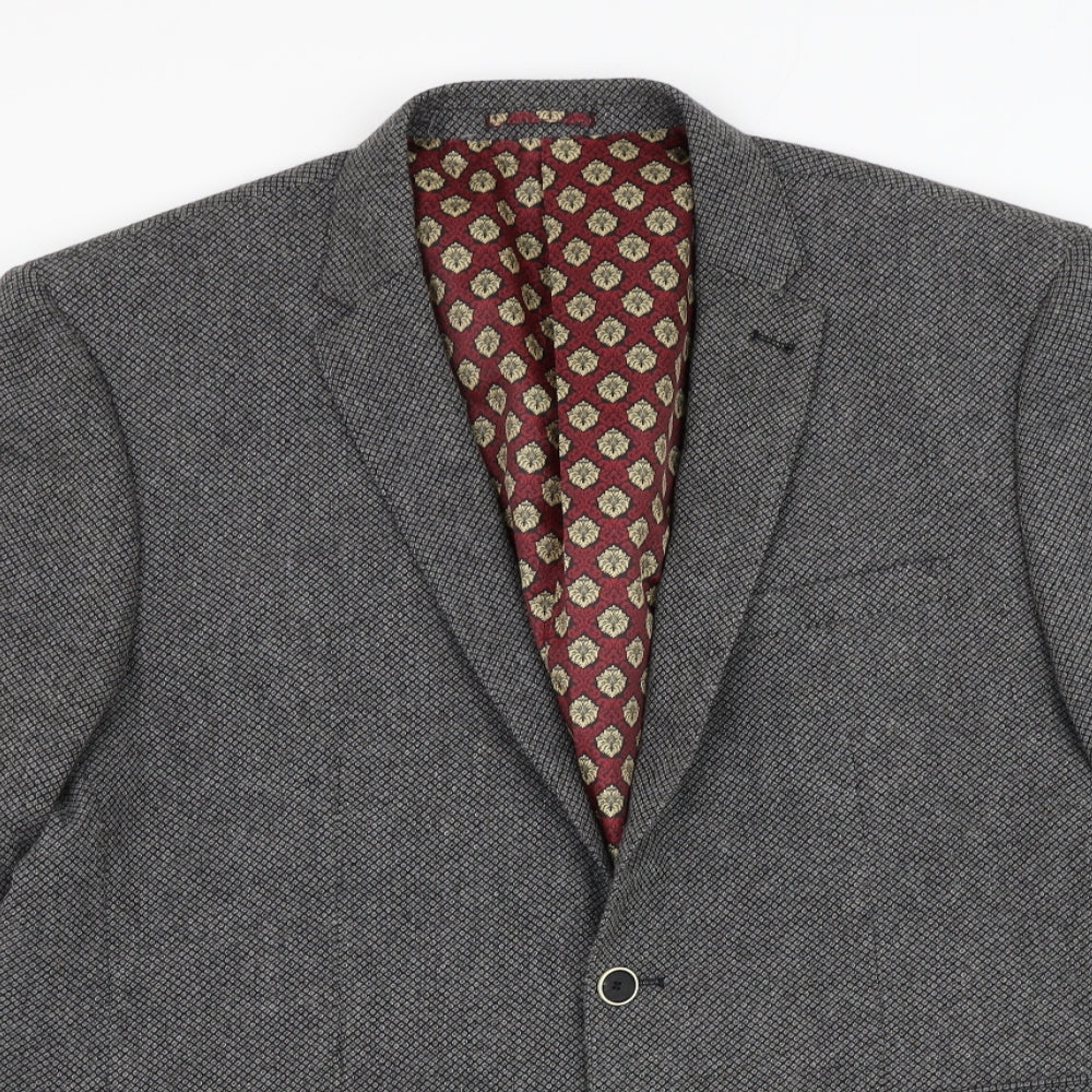 Mens UK Size 42 Matalan Regular Grey Suit Jacket