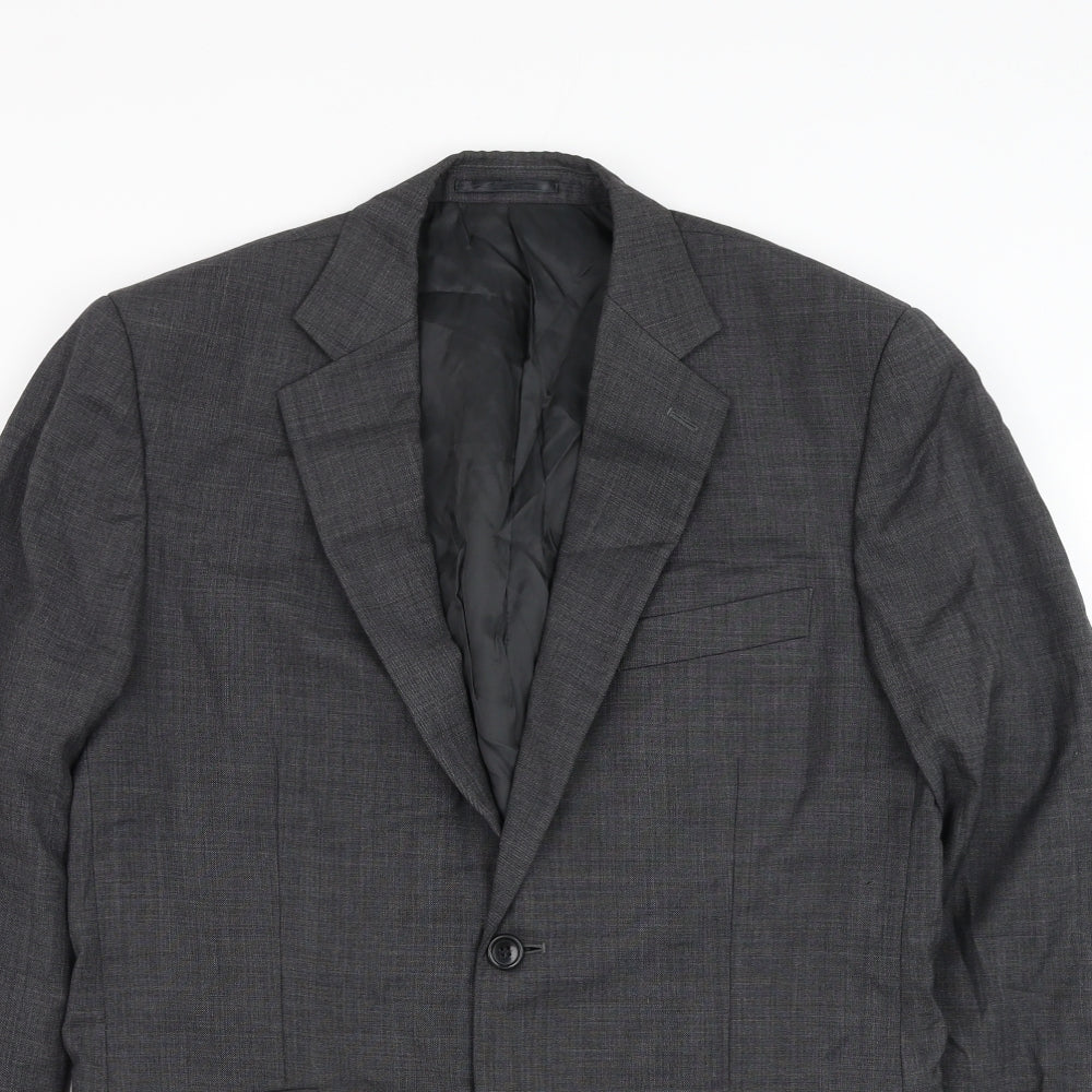 Mens UK Size 38 Savoy Taylors Guild Regular Grey Suit Jacket