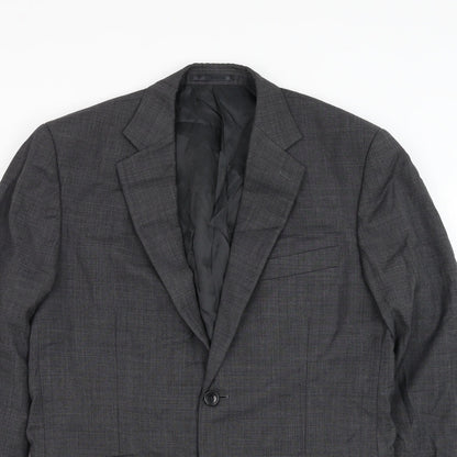 Mens UK Size 38 Savoy Taylors Guild Regular Grey Suit Jacket