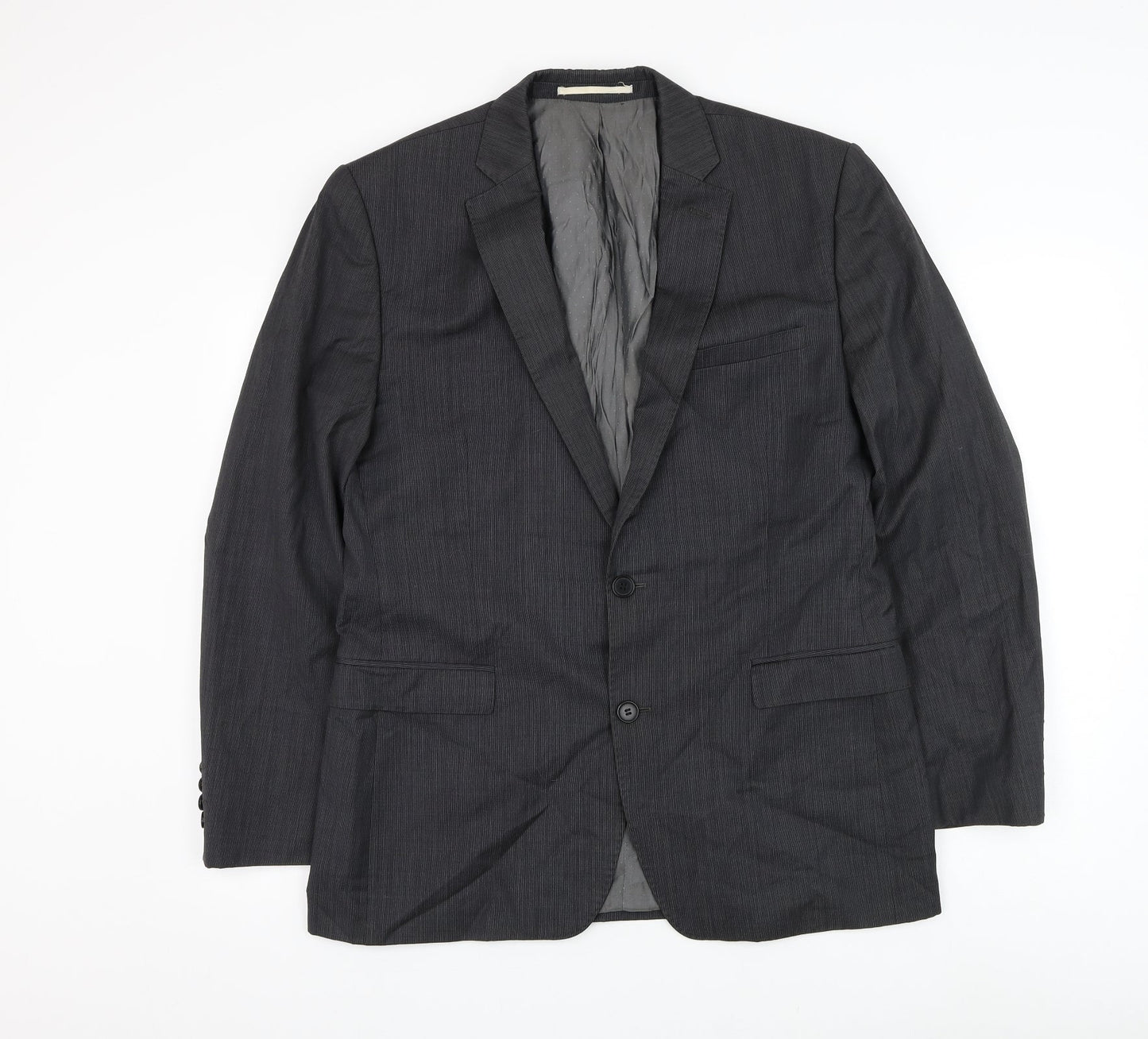 Mens UK Size 40 French Connection Regular Grey Suit Jacket