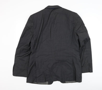 Mens UK Size 40 French Connection Regular Grey Suit Jacket