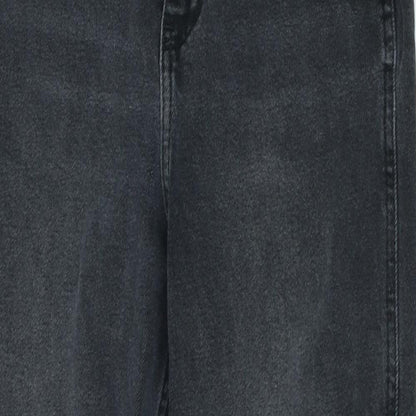 Hollister Womens Grey Cotton Mom Jeans Size 24 in L24 in Regular Zip