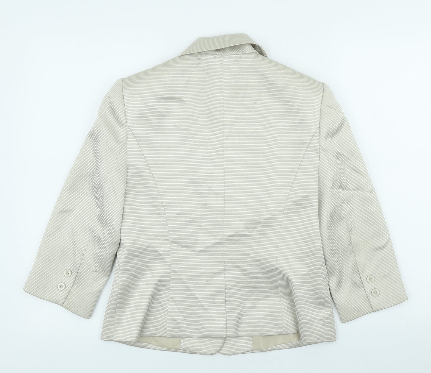 Womens UK Size 8 Planet Regular Ivory Blazer