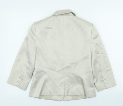 Womens UK Size 8 Planet Regular Ivory Blazer