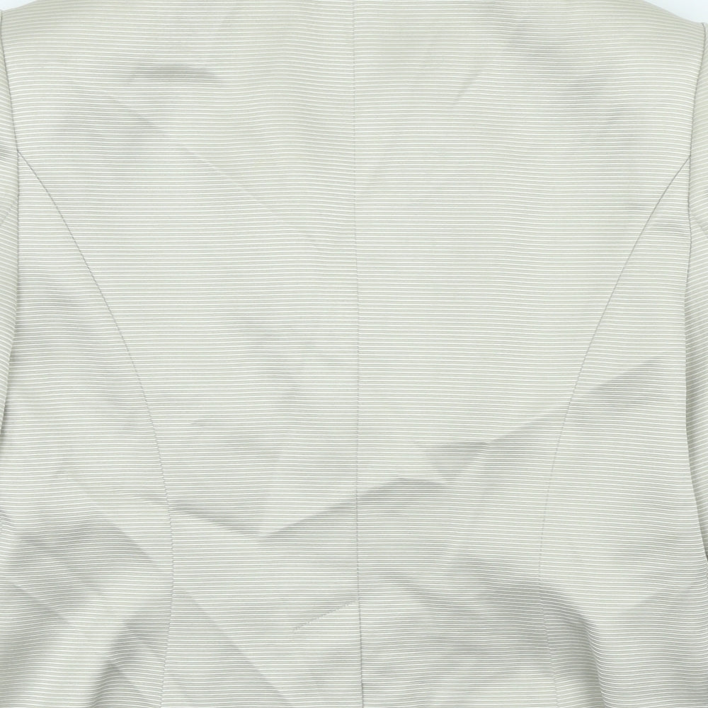 Womens UK Size 8 Planet Regular Ivory Blazer