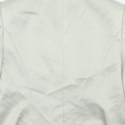 Womens UK Size 8 Planet Regular Ivory Blazer