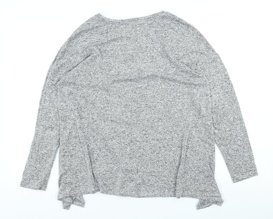 Womens UK Size 16 Papaya Grey Pullover Jumper