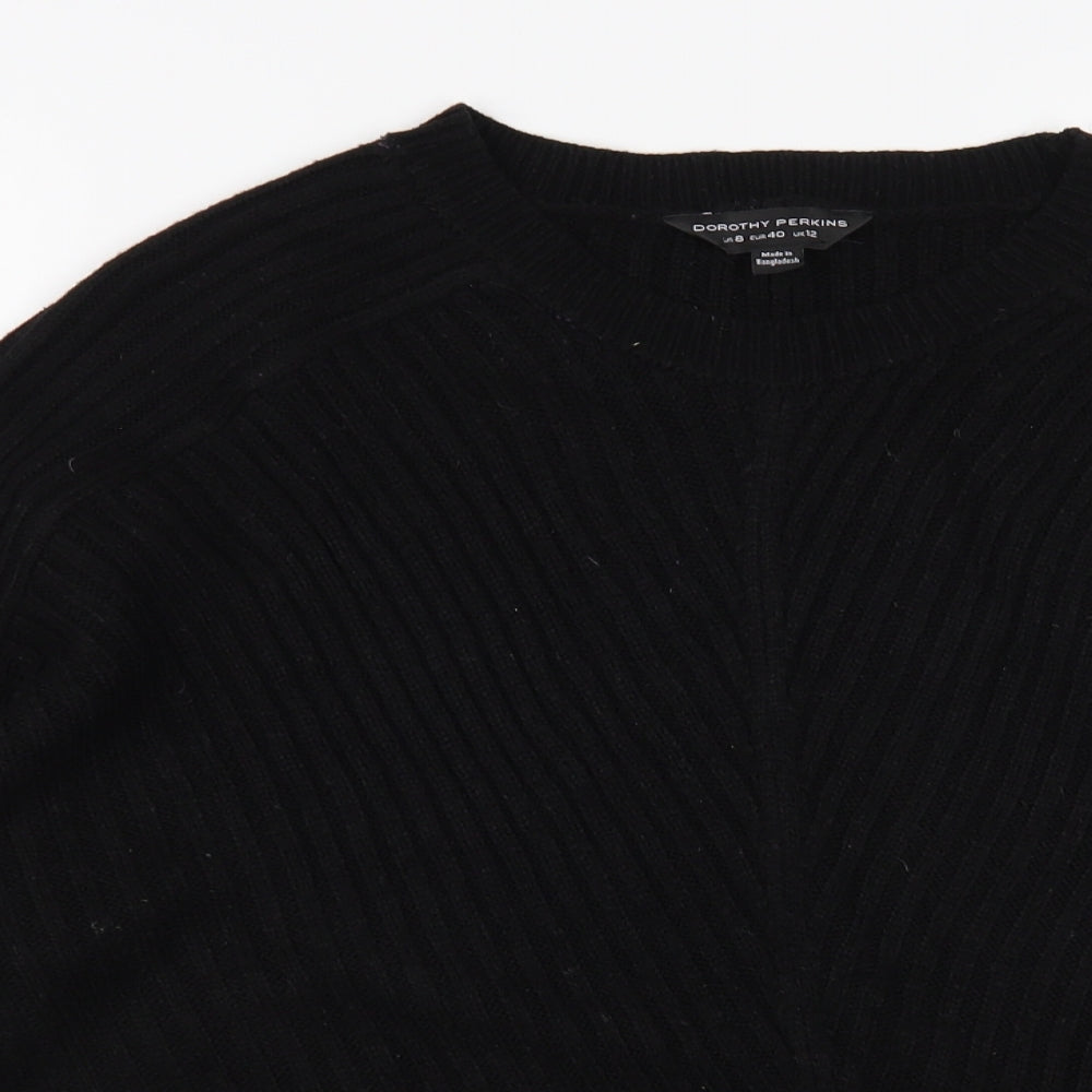 Womens UK Size 12 Dorothy Perkins Black Pullover Jumper