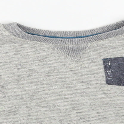 Matalan Baby Grey Cotton Pullover Jumper Size 12-18 Months Pullover
