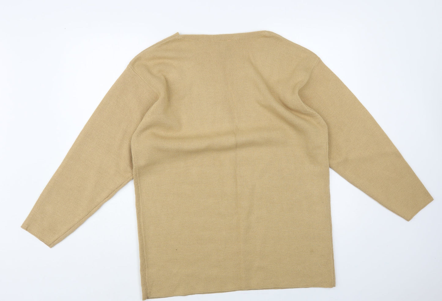 Womens UK Size S Canda Beige Pullover Jumper