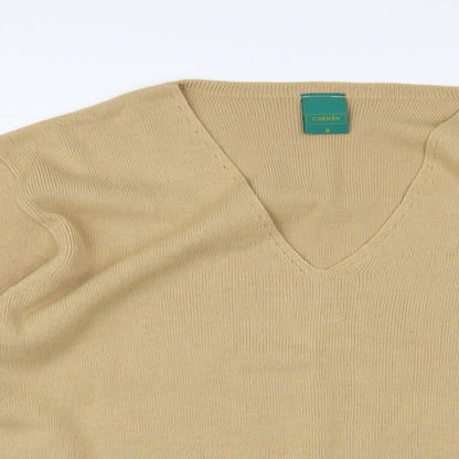 Womens UK Size S Canda Beige Pullover Jumper
