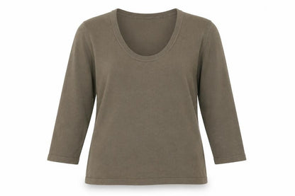 Womens UK Size 14 AMARANTO Brown Pullover Jumper