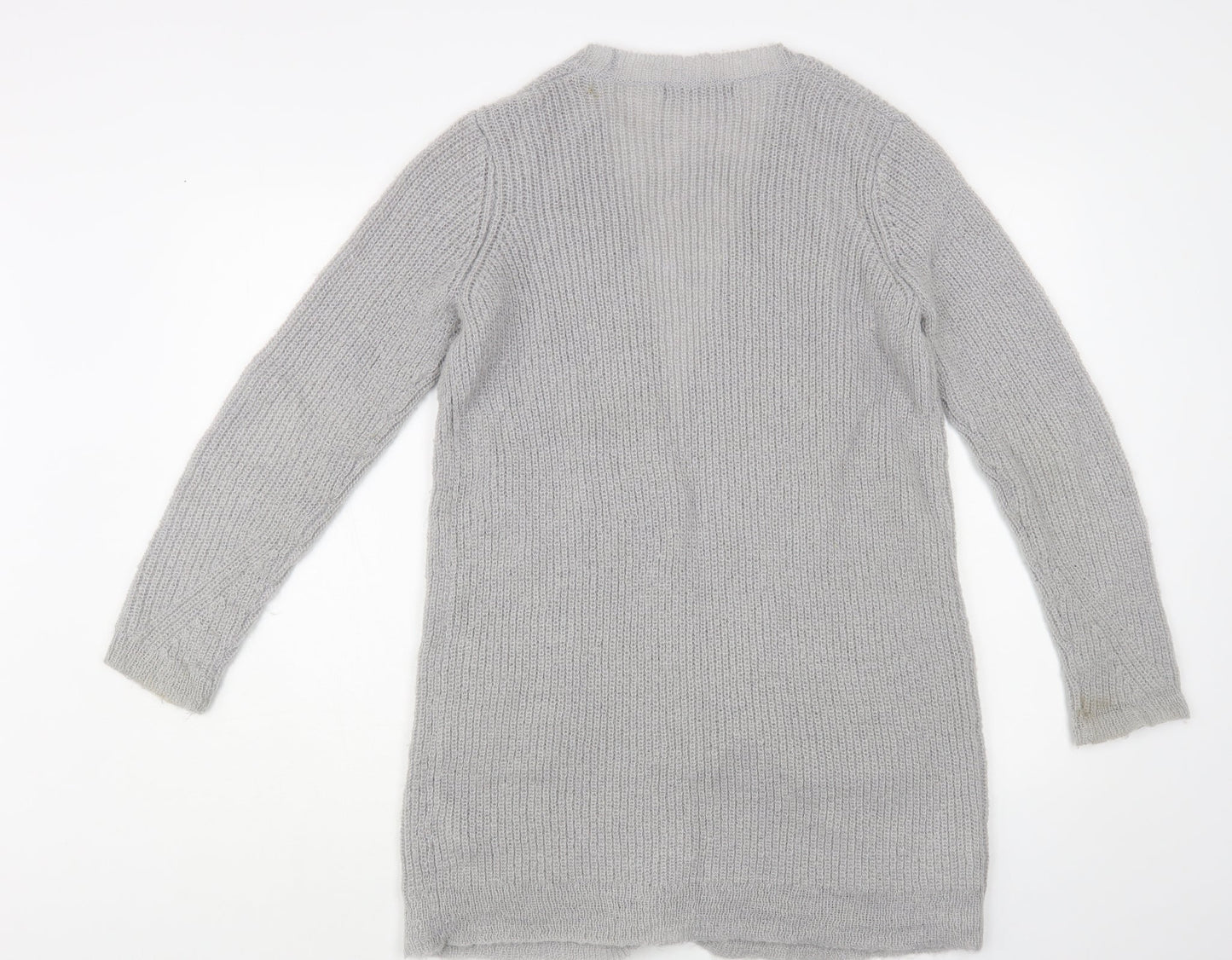 Womens UK Size 10 Marks and Spencer Grey Cardigan Jumper