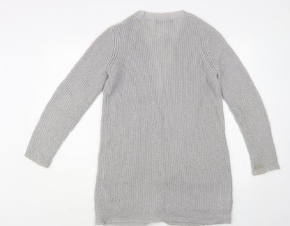 Womens UK Size 10 Marks and Spencer Grey Cardigan Jumper