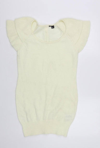 Womens UK Size S H&M Ivory Pullover Jumper