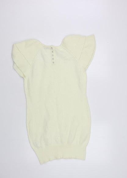 Womens UK Size S H&M Ivory Pullover Jumper