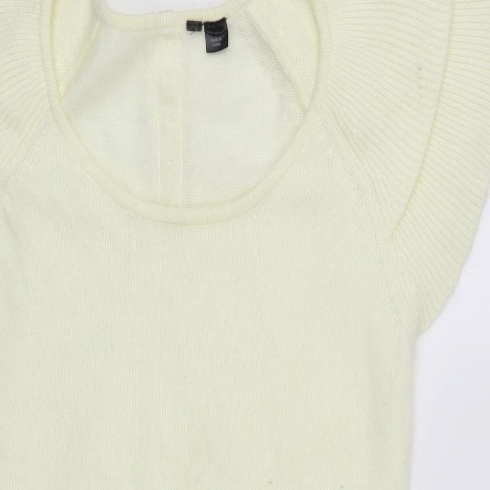 Womens UK Size S H&M Ivory Pullover Jumper