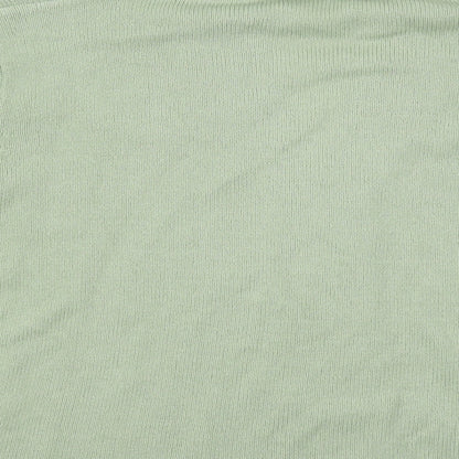 Alex & Co. Womens Green V-Neck Acrylic Pullover Jumper Size 16