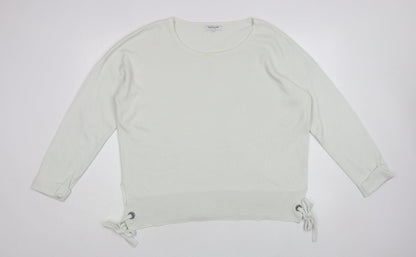 Womens UK Size XL Great Plains White Pullover Jumper