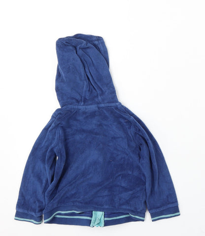 Lupilu Boys Blue Cotton Full Zip Jumper Size 12-18 Months Zip - Polar world