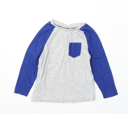 George Boys Multicoloured Cotton Basic T-Shirt Size 18-24 Months Round Neck