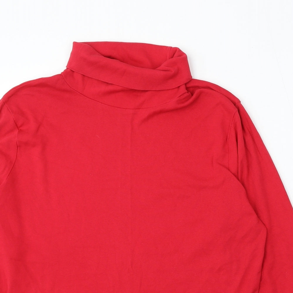 Womens UK Size 22 M&Co Red Pullover Jumper