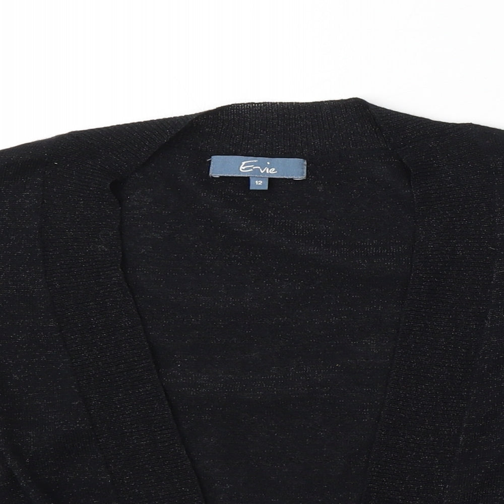 Womens UK Size 12 Evie Black Cardigan Jumper