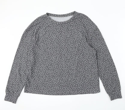 Womens UK Size 4 Preworn Grey Pullover Jumper