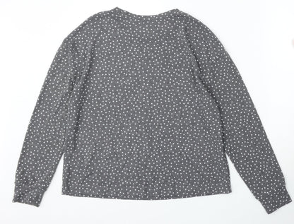 Womens UK Size 4 Preworn Grey Pullover Jumper