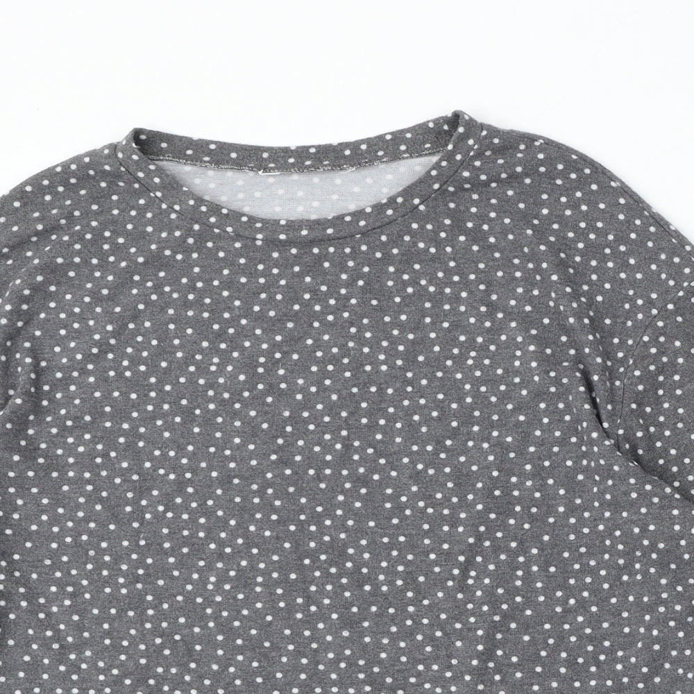 Womens UK Size 4 Preworn Grey Pullover Jumper