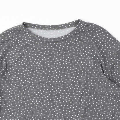 Womens UK Size 4 Preworn Grey Pullover Jumper