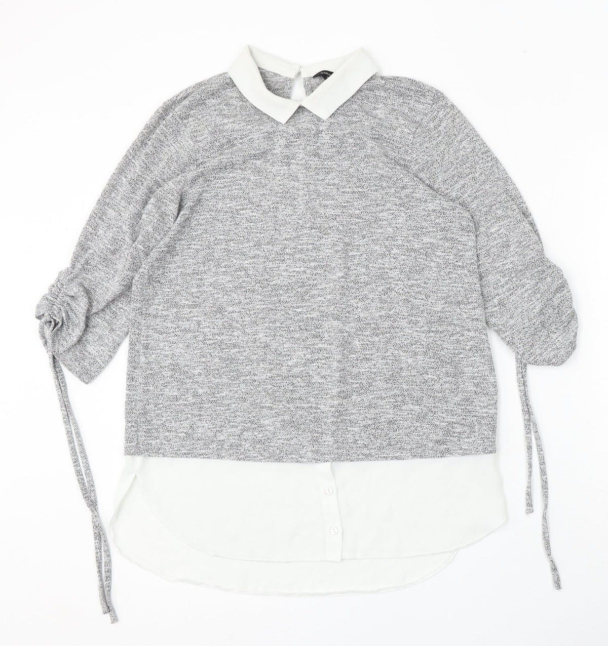 Womens UK Size 10 Dorothy Perkins Grey Pullover Jumper