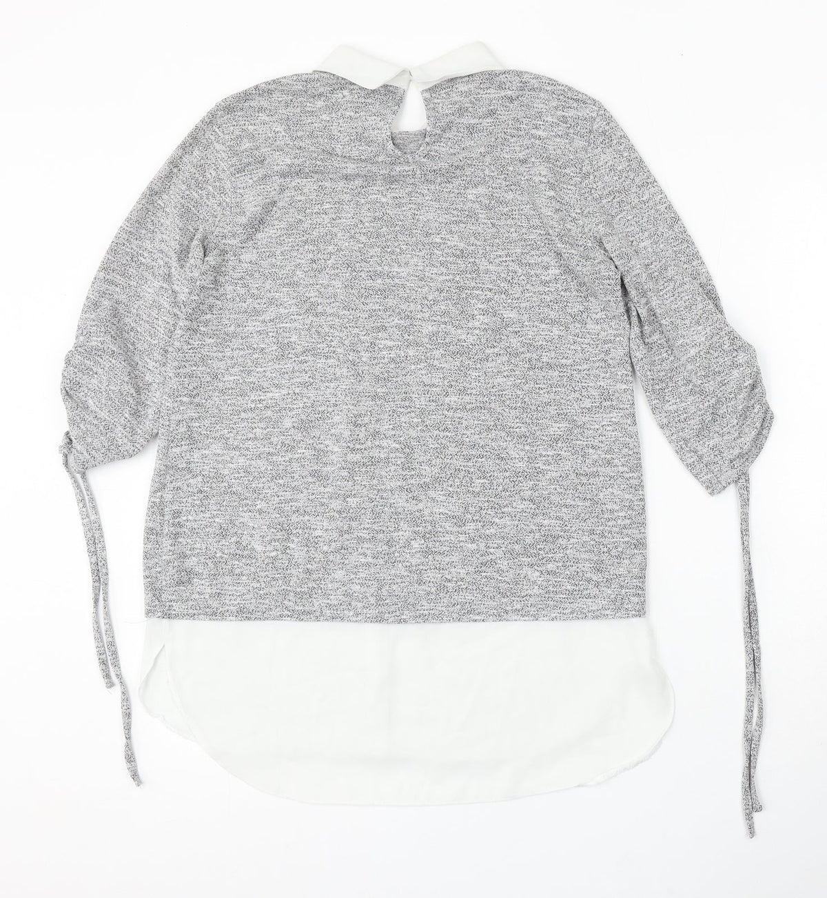 Womens UK Size 10 Dorothy Perkins Grey Pullover Jumper