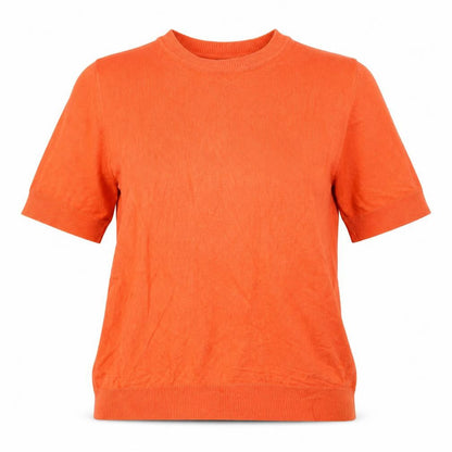 Womens UK Size 8 Marks and Spencer Orange Pullover Jumper
