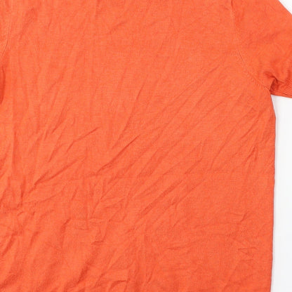 Womens UK Size 8 Marks and Spencer Orange Pullover Jumper