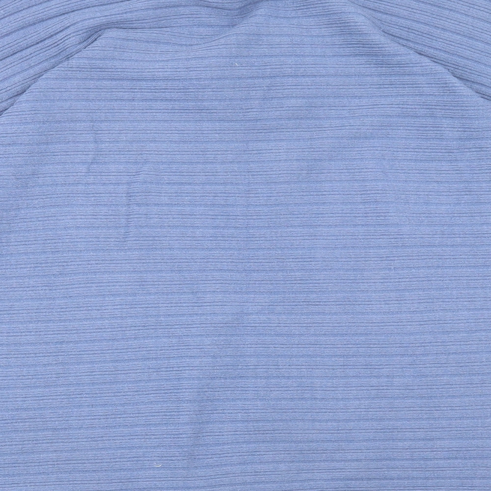 Nutmeg Womens Blue V-Neck Viscose Pullover Jumper Size 18