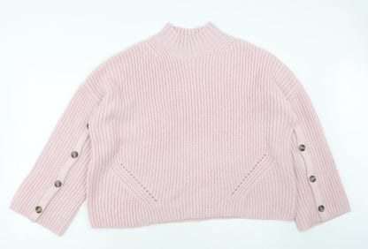 Womens UK Size 18 Red Herring Pink Pullover Jumper