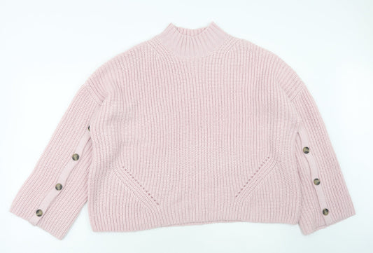 Womens UK Size 18 Red Herring Pink Pullover Jumper