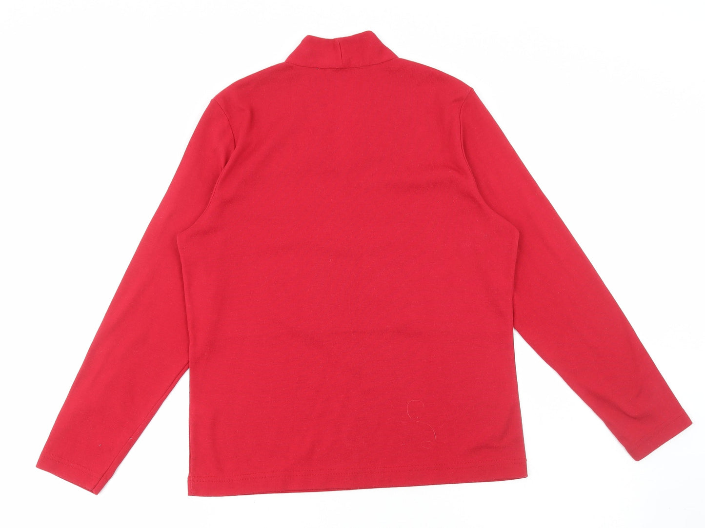 Womens UK Size 16 Emreco Red Basic T-Shirt