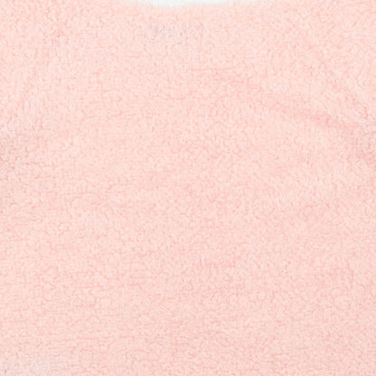 Cameo Rose Womens Pink Round Neck Polyester Pullover Jumper Size 10